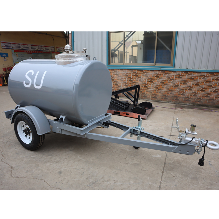 1噸雙層罐車(chē)內(nèi)膽304不銹鋼拖車(chē)